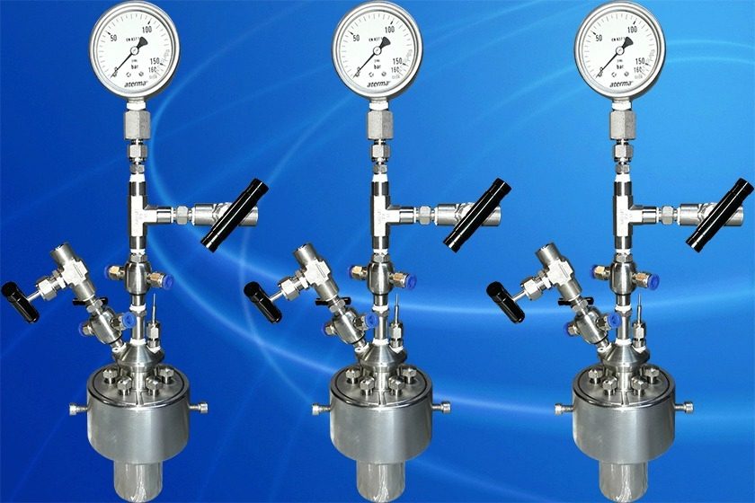 BENALAB batch reaktör 150 Bar 200°C , analog basınç kontrollü, dip tüp ile sıvı numune alma özellikli Ar-Ge cihazı, üniversite bap cihazı