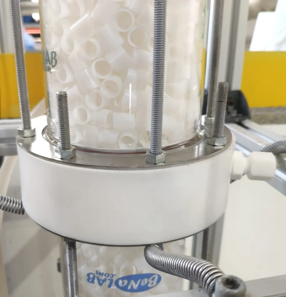 beNaLAB 50 Litre Hastelloy C276 ve Inconel 4 Metre Asit Distilasyon Sistemi.